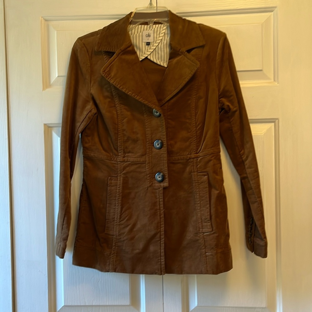 Cabi Journey brown corduroy jacket sz small